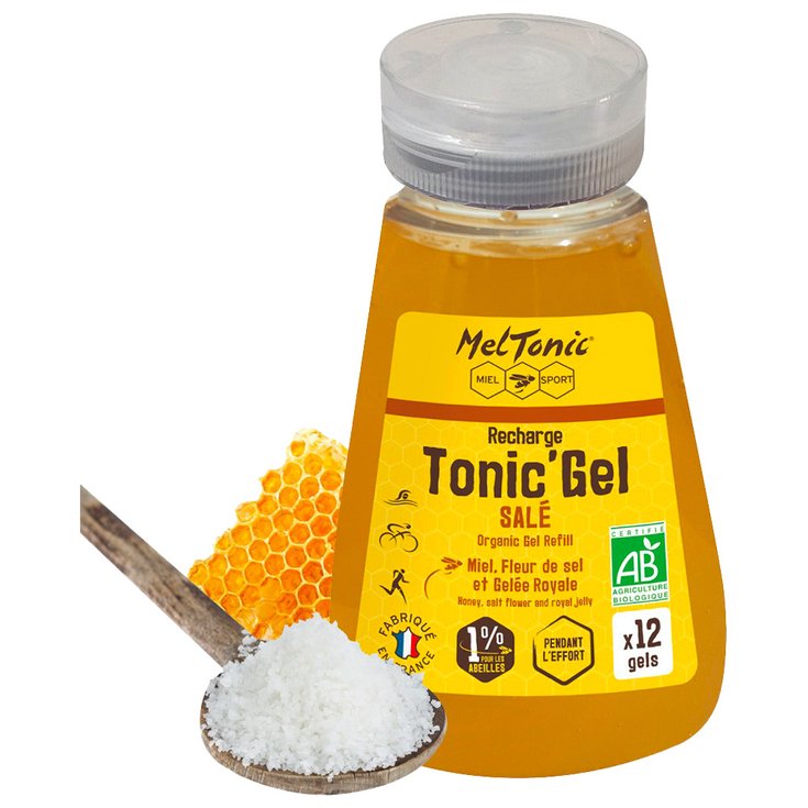 Meltonic Recharge Gel Salé Bio 240 g. Miel Fleur De Sel Gelée Royale 