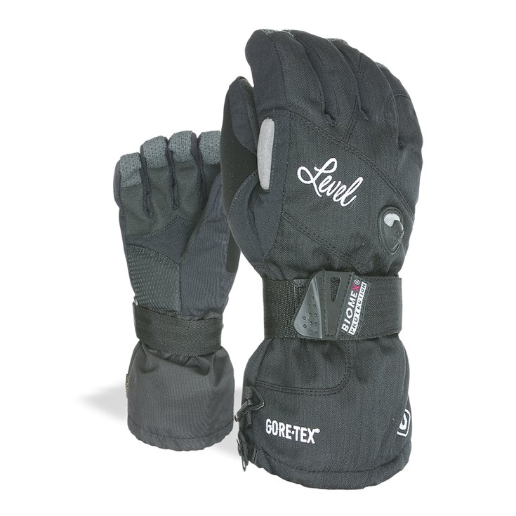 Level Gloves Half Pipe Black Overview