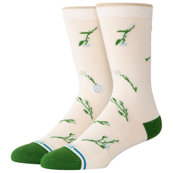 Stance Sokken Florals Socks Wildflower Crew Ivory Voorstelling