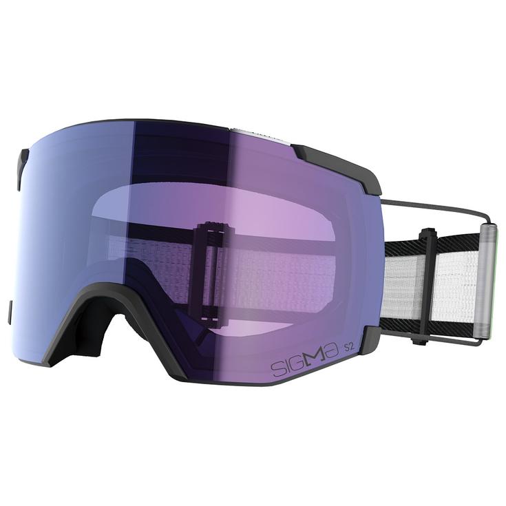 Salomon Máscaras S/View Mtn Black Sigma Ice Blue Presentación
