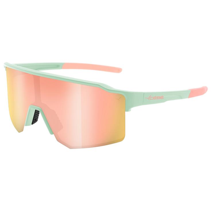 Cebe Occhiali da sole Outflow Lite Matt Light Green Rose Pink Mirror Presentazione