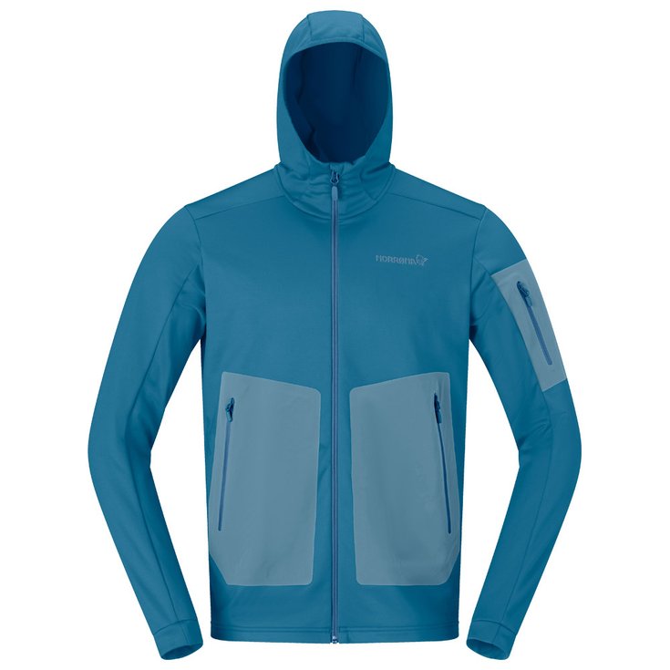 Norrona Veste d’alpinisme Falketind Warm 2 Stretch Hood M Tapestry Présentation