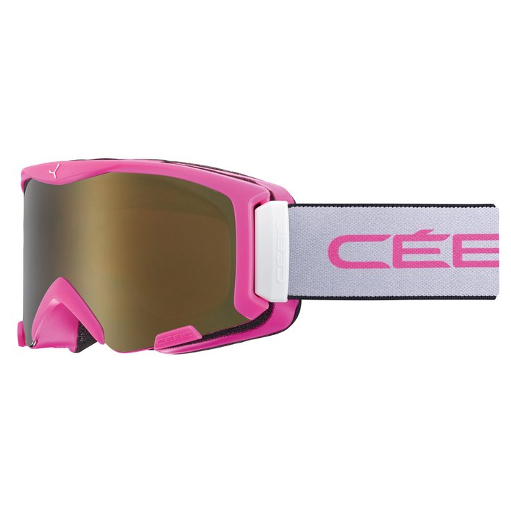 Cebe Goggles Super Bionic Mat Pink Grey Dark Rose Flash Gold Cat.3 Overview