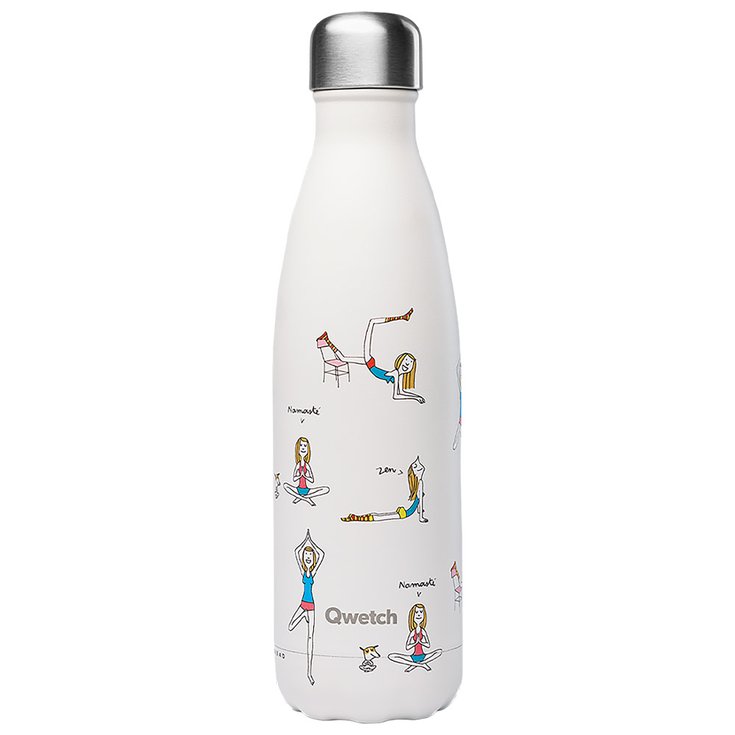 Qwetch Flask Originals 500ml Yoga by Soledad Overview