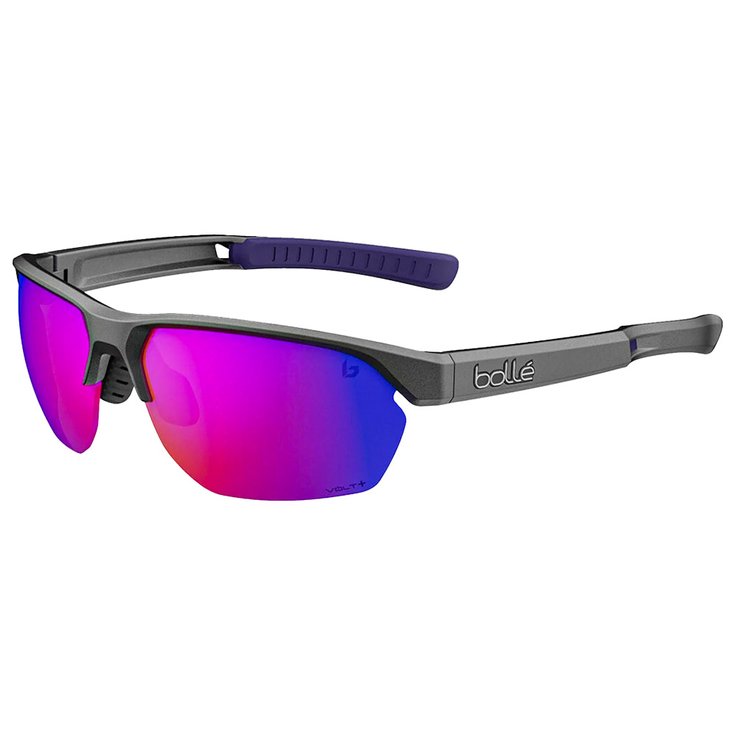 Bollé Sonnenbrille Victus Titanium Matte Volt+ Ultraviolet Polarized Präsentation