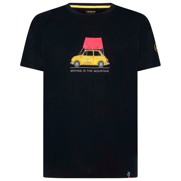 La Sportiva Tee-shirt d’escalade Cinquecento T-Shirt M Black Présentation
