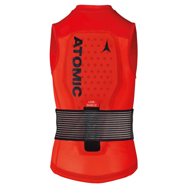 Atomic Rückenschutz Live Shield Vest Jr Red Präsentation