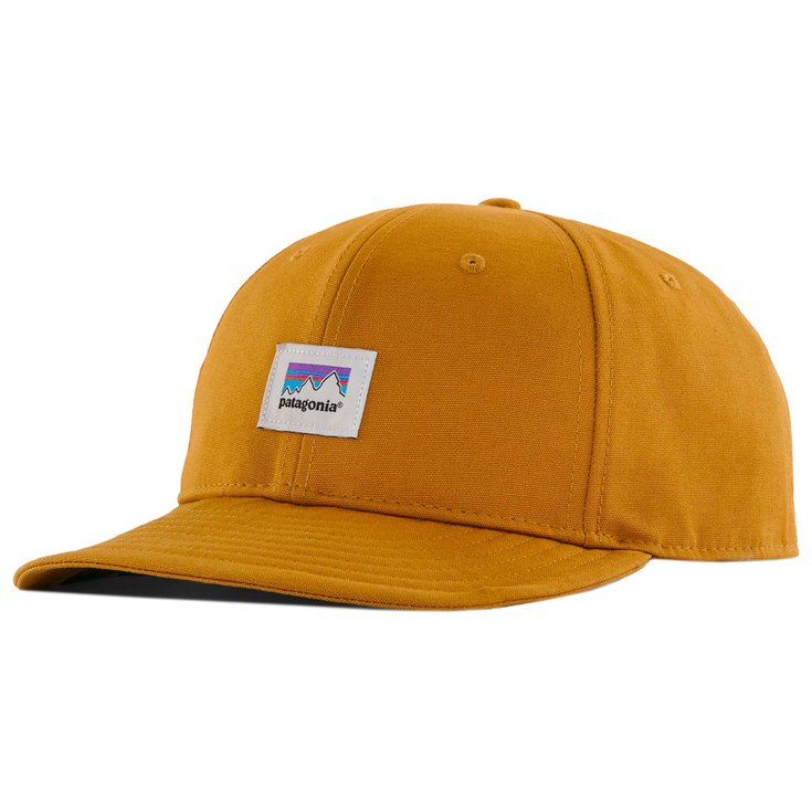 Patagonia Scrap Everyday Cap Shop Sticker Oaks Brown 