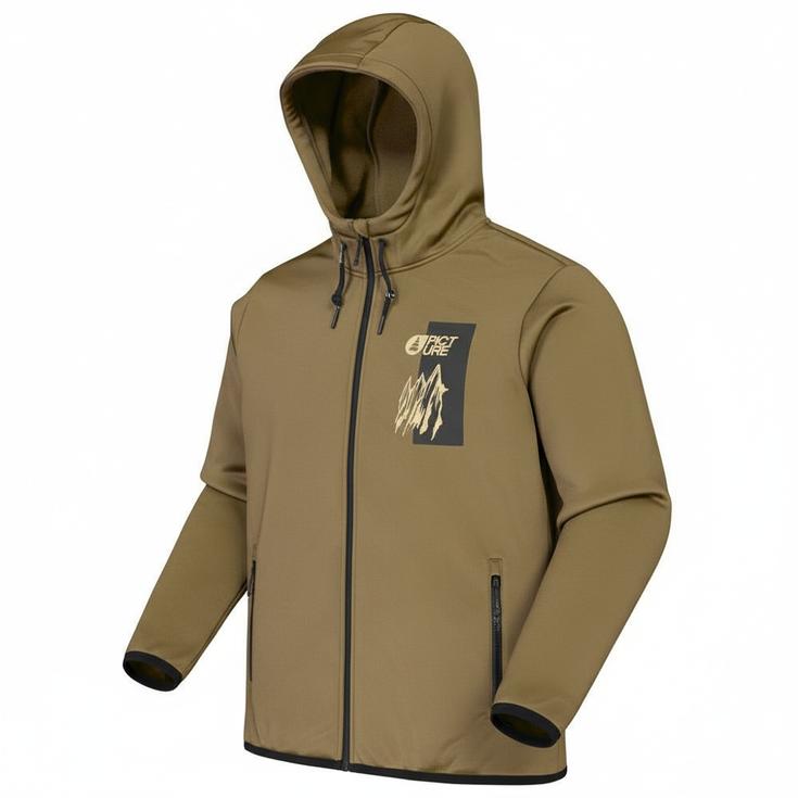 Picture Polaire Park Zip Tech Shitake Présentation