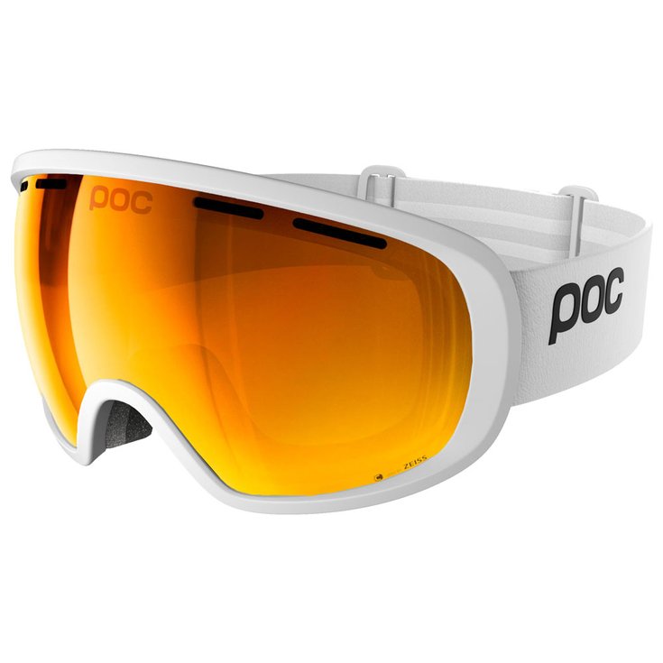 Poc Masque de Ski Fovea Clarity Comp Hydrogen White Spektris Orange Présentation