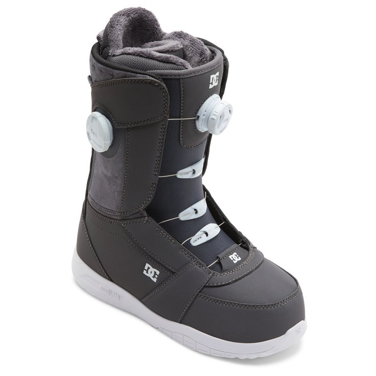 DC Stiefel Lotus Dark Grey White Präsentation