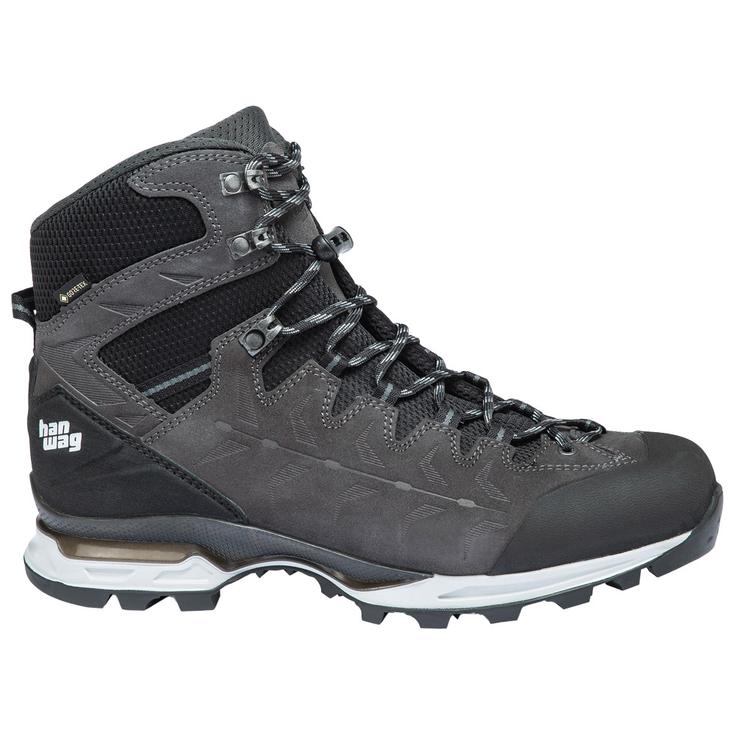 Hanwag Chaussures de Trek et montagne Makra Trek Gore-Tex Asphalt Light Grey Présentation