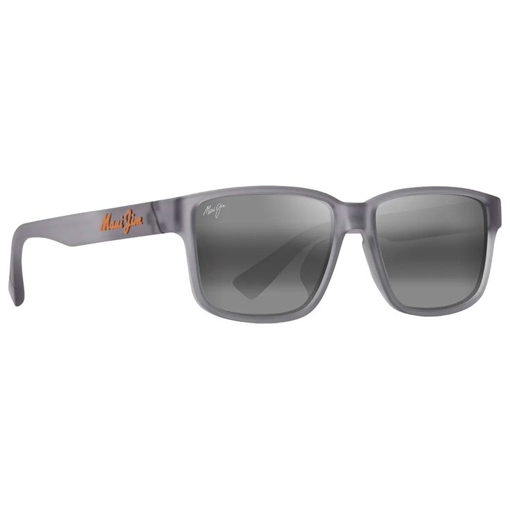 Maui Jim Lunettes de soleil Kuniahi Asian Fit Matte Transparent Grey Neutral Grey MauiPure Présentation
