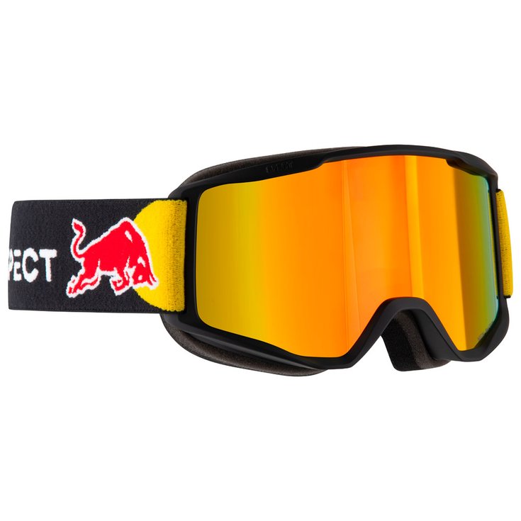 Red Bull Spect Goggles Neon Matt Black Orange Red Mirror Overview