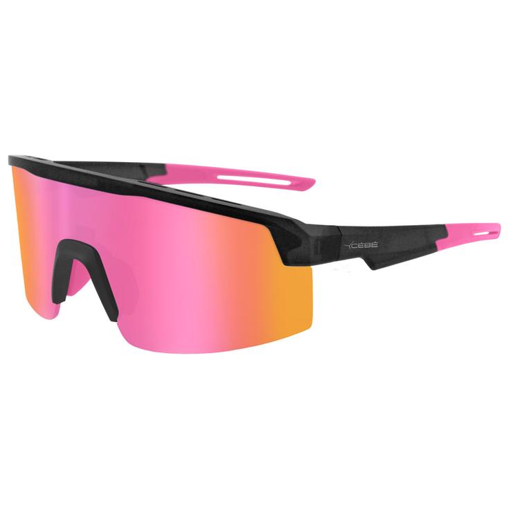 Cebe Sonnenbrille Endurance Matt Dark Grey Metalized Pink Mirror Präsentation