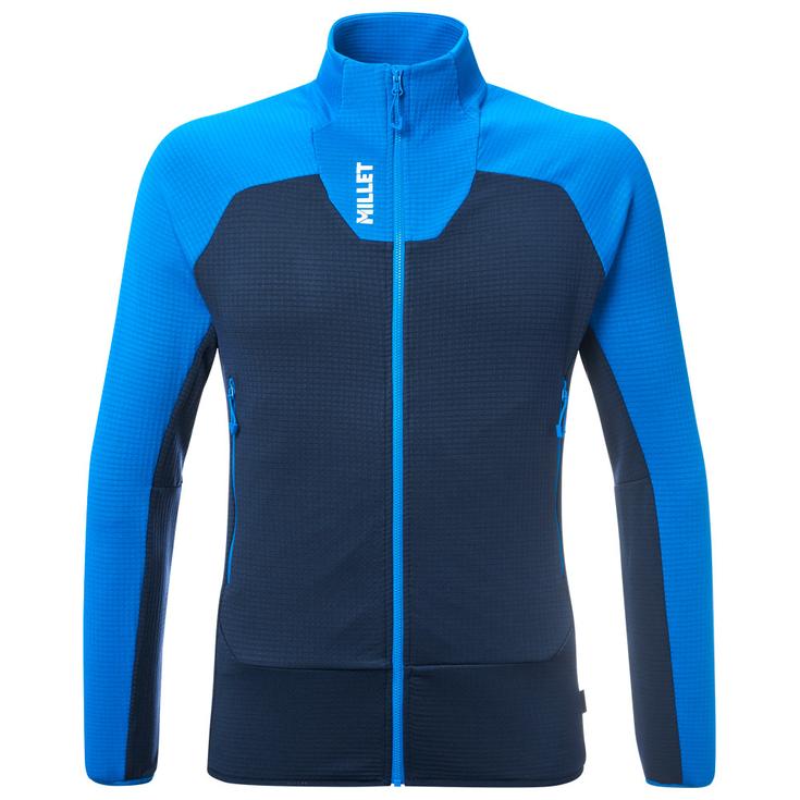 Millet Polaire Kamet Grid Icon Blue Saphir Présentation
