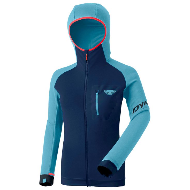 Dynafit Pile Radical Polartec Hooded Jkt W Marine Blue 8051 Presentazione