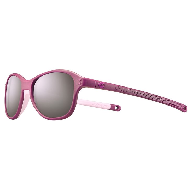 Julbo Sunglasses Boomerang Prune Rose Fluo Spectron 3+ Silver Flash Overview
