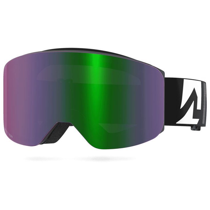Marker Masque de Ski Squadron + Black White Green Plasma Mirror + Clarity Mirror Voorstelling