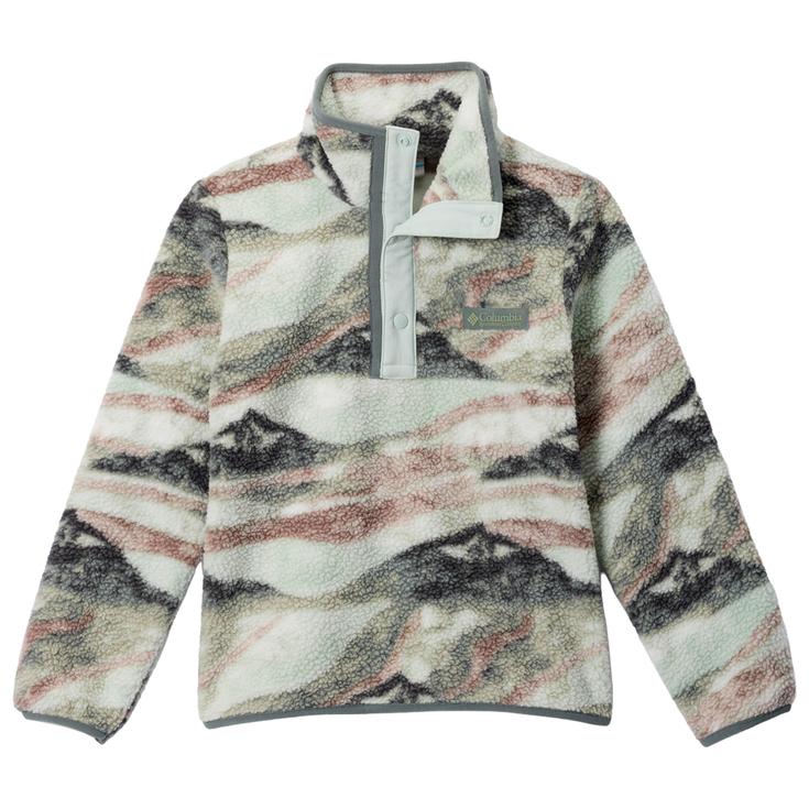 Columbia Fleece Helvetia II Printed Half Snap Sedona Sage Summits Tea Light Voorstelling