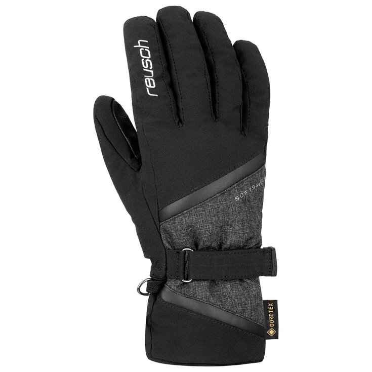 Reusch Gloves Alexa Gtx Black Melange Silver Overview
