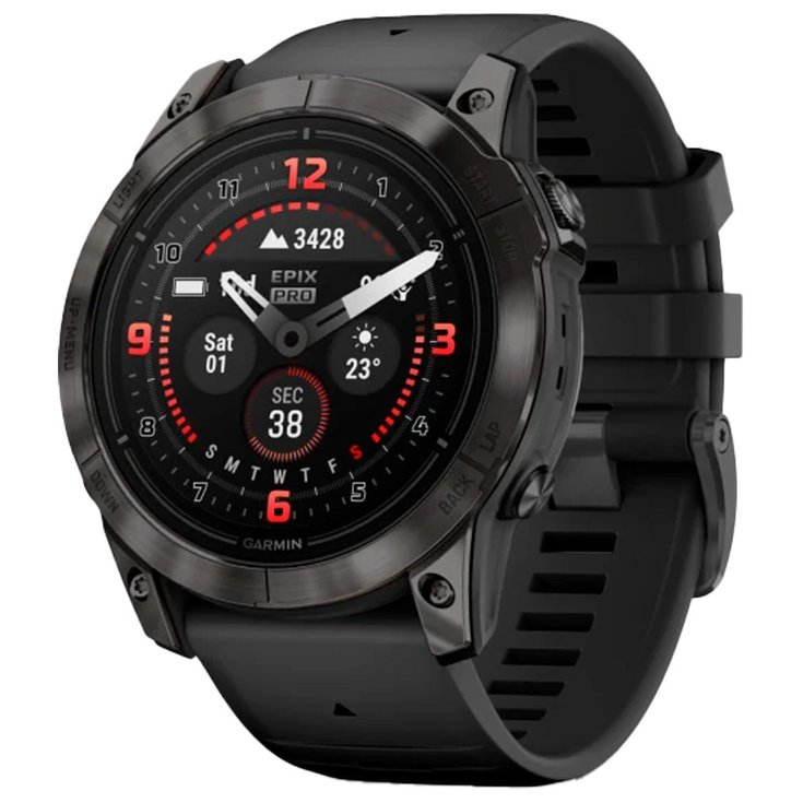 Garmin Horloge GPS Epix Pro Sapphire Edition Titane Carbon Gray Voorstelling