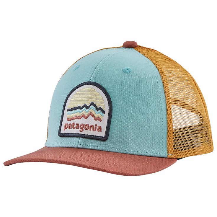 Patagonia Casquettes K's Trucker Hat Ridge Rise Moonlight: Skiff Bl Présentation