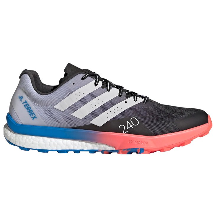 adidas Trail shoes Terrex Speed Ultra Core Black Crystal White Turbo Overview