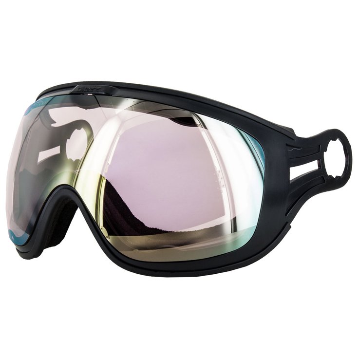 Diezz Louna II Visor Black Frame Mirror Gold Cat. 1-3 