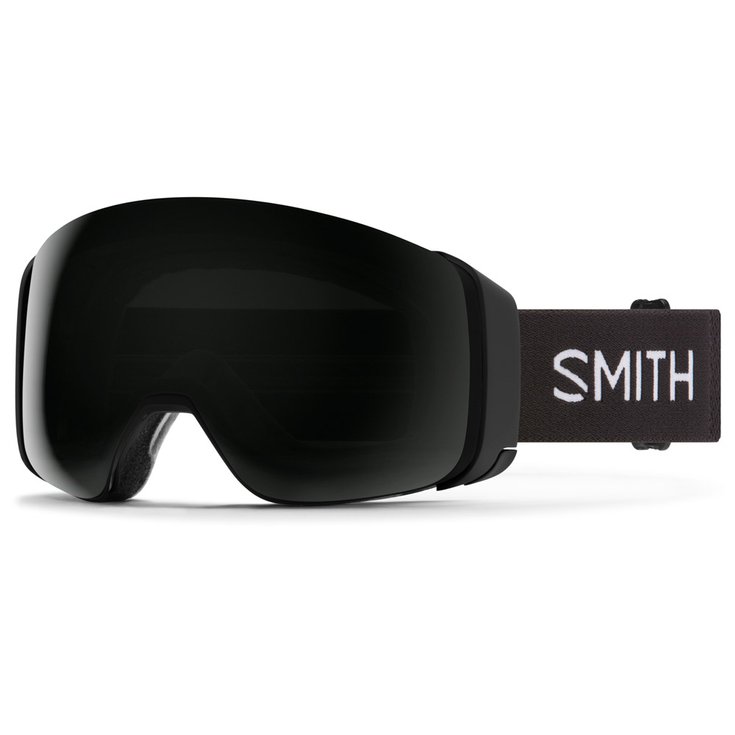 Smith Masque de Ski 4D Mag Black Chromapop Sun Black + Chromapop Storm Blue Sensor Mirror 