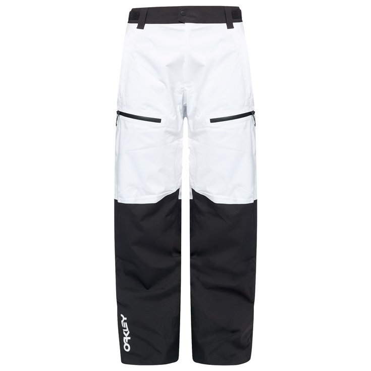 Oakley Pantaloni da sci Tnp Lined Shell Pant 2.0 Black White Presentazione