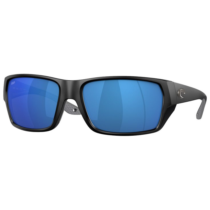Costa Del Mar Sonnenbrille Tailfin Light Matte Black Blue Mirror Polarized Präsentation