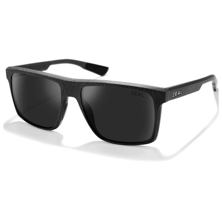 Zeal Sunglasses Divide Black Grain Dark Grey Polarized Overview