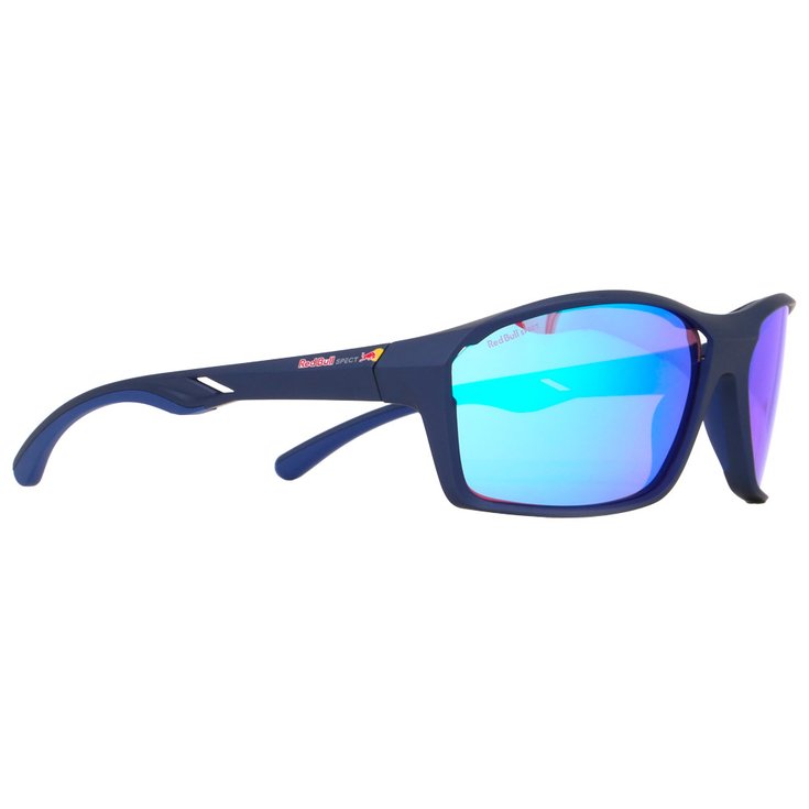 Red Bull Spect Sonnenbrille Drill Matt Metallic Blue Purle Blue Mirror Präsentation