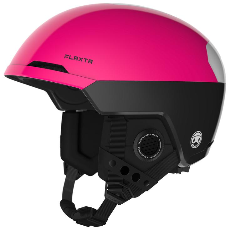 Flaxta Helmet Deep Space Junior Bright Pink Black Overview