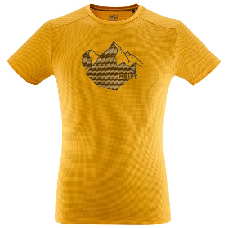 Millet Tee-shirt d’escalade Summit Board T-Shirt Ss Safran Présentation