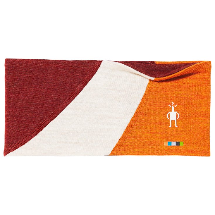 Smartwool Cinta de pelo Thermal Merino Colorblock Headband Marmalade Heather Presentación