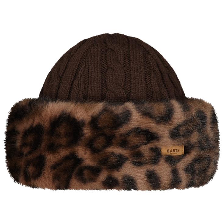 Barts Berretto sci Fur Cable Bandhat Print Brown Presentazione