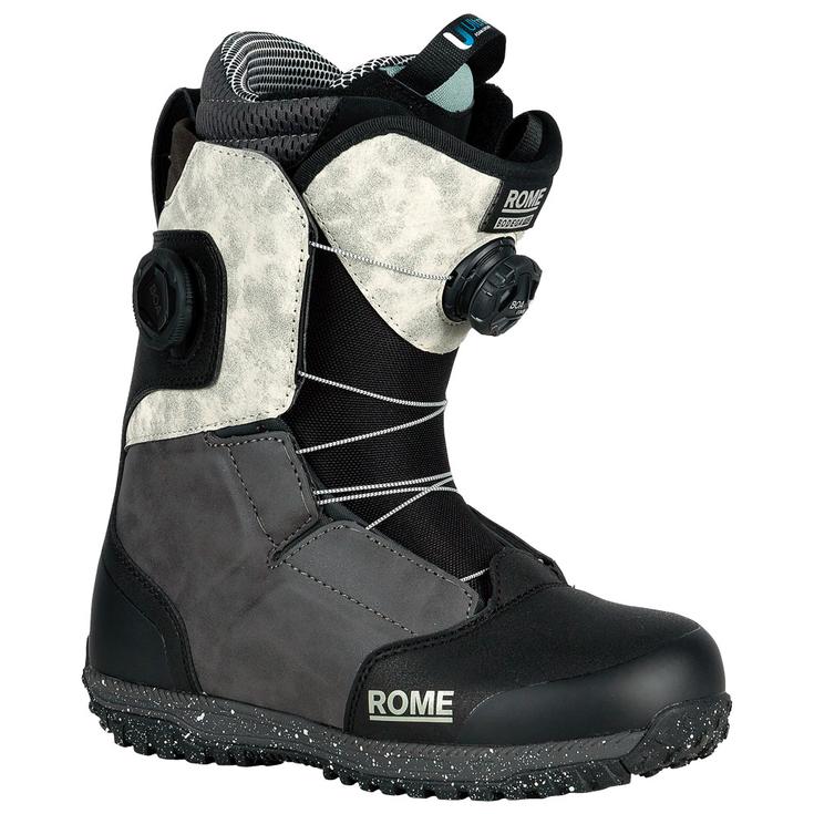 Rome Boots Women's Bodega Boa Pro Black / Bone Overview