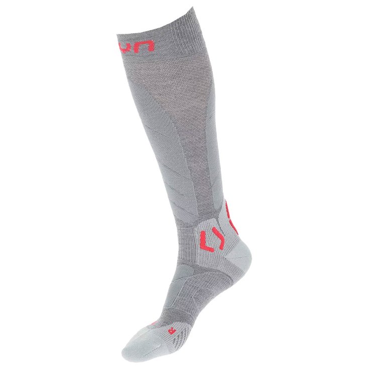 Uyn Chaussettes Ski Touring Lady Silver Fuschia Overview