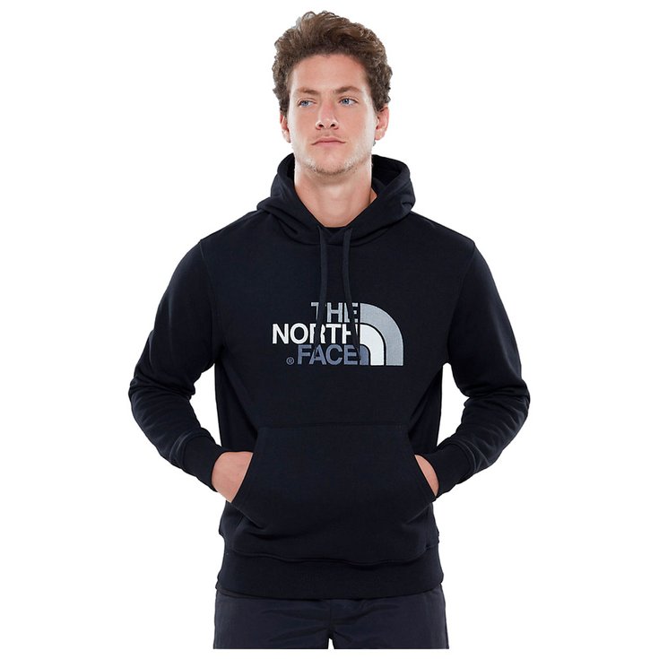 The North Face Sweatshirt Drew Peak Hood Black Black Präsentation