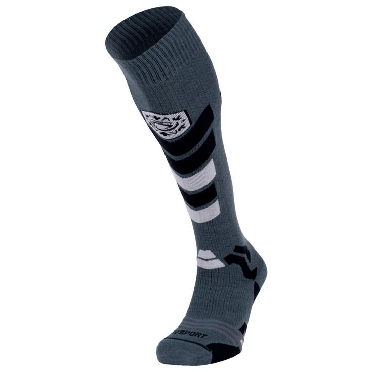 Bv Sport Socks Slide Elite High Noir Gris Overview
