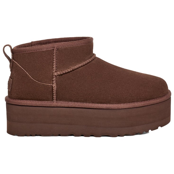 UGG Scarpa W Classic Ultra Mini Platform Burnt Cedar Presentazione