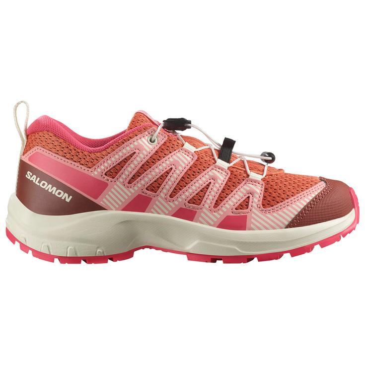 Salomon Scarpe escursionismo Xa Pro V8 J Ginger Almond Milk Rouge Red Presentazione