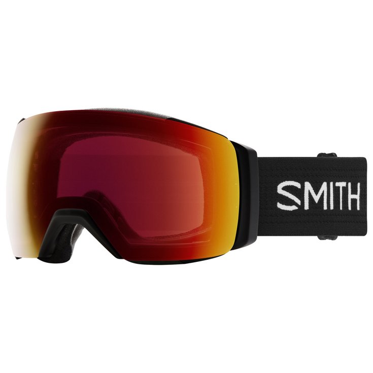 Smith Goggles I/o Mag Xl Black Chromapop Sun Red Mirror + Chromapop Storm Rose Flash Overview