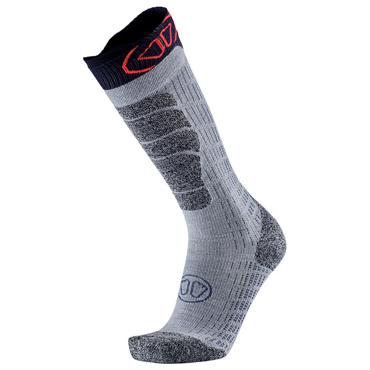 Sidas Socks Ski Merino Blanc Bleu Overview