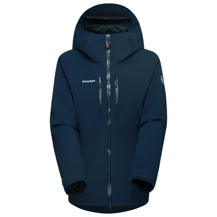Mammut Blouson Ski Stoney HS Thermo Hooded Jacket Women Marine Présentation