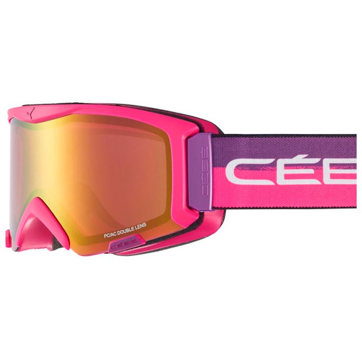 Cebe Goggles Super Bionic  Matt Pink Purple White Light R Overview