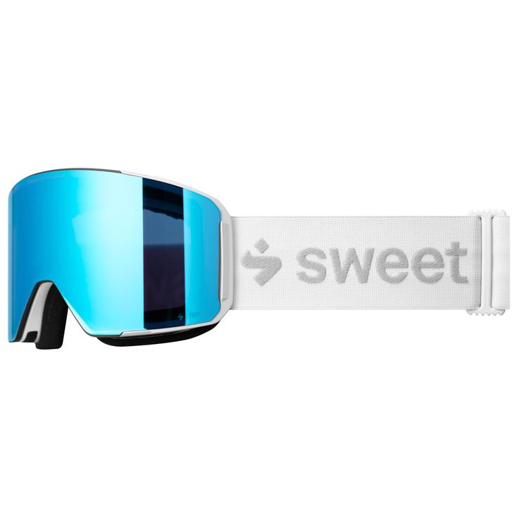 Sweet Protection Masque de Ski Boondock II M Rig Reflect Satin White Rig Aquamarine Présentation