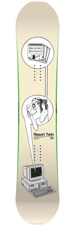 Capita Planche Snowboard Resort Twin - 154 Présentation